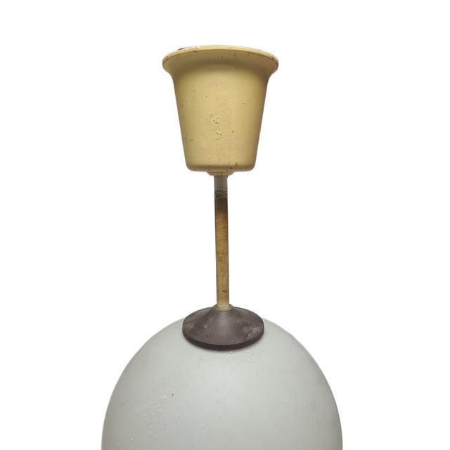Vintage Communist Pendant Lamp, Poland, 1970s For Sale - Image 4 of 9