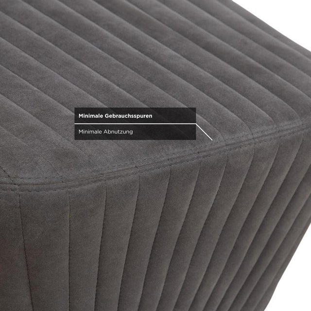 Modern Facet Ottoman in Gray Fabric from Ligne Roset For Sale - Image 3 of 9