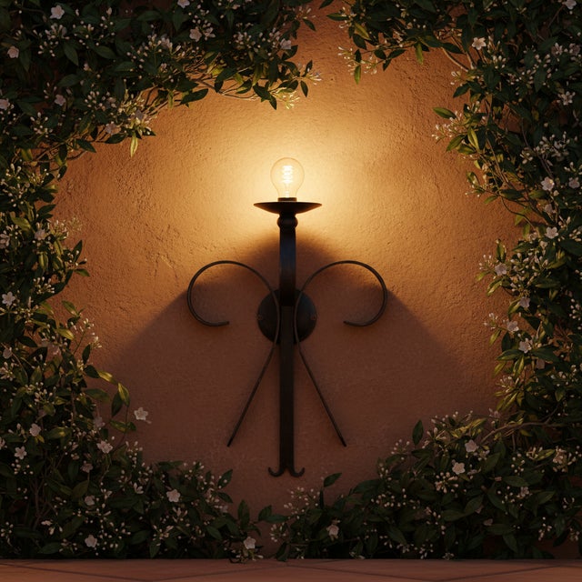 The Golden Era of Ironwork ⚜️ Transform your lighting into functional art with this Hand Forged Wall Sconce Body. This...