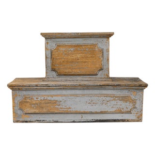 19th Century French Wood Patinated Pedestal For Sale