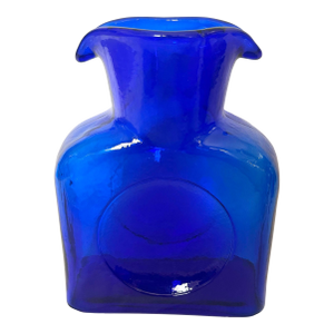 Blenko Cobalt Blue Water Bottle