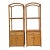 Vintage Boho Woven Rattan Etagere. - A Pair For Sale
