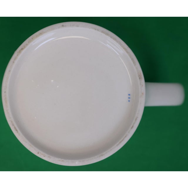 Mid 20th Century Paul Brown X Brooks Brothers Ceramic Mug With Steeplchasing Scene For Sale - Image 4 of 5
