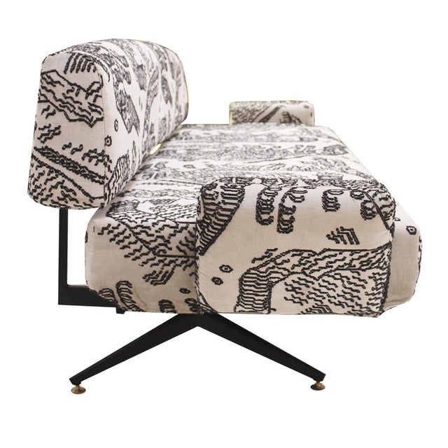 Mid-Century Modern Vintage Italian Sofa, 1950s For Sale - Image 3 of 10