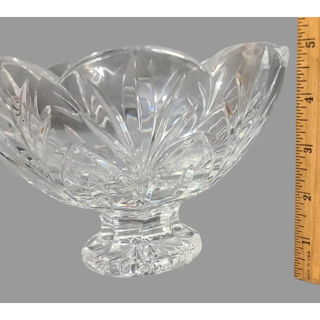 Traditional Late 20th Century Waterford Marquis Pedestal Bowl For Sale - Image 3 of 6