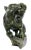 Mid-Century Modern Monumental Chinese Carved Green Nephrite Jade Tiger, Circa 1970s For Sale - Image 3 of 12