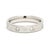 Modern 0.32ctw Diamond Flush Set Band, Platinum, Ring Size 6.5 For Sale - Image 3 of 6