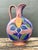 Rose Vintage Mexican Hand Painted Pitcher For Sale - Image 8 of 12