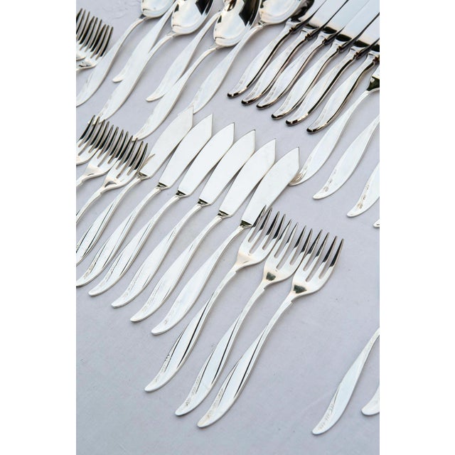 Polish Cutlery Set for Six by Hefra Amerykański, 1990s, Set of 40 For Sale - Image 12 of 16