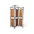 Faux Bamboo and Metal Room Divider with Bamboo Panels, 1980s For Sale - Image 10 of 11