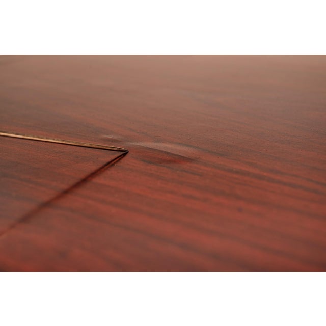 Mid-Century Danish Modern Dining Table W/ Pedestal Base in Rosewood by Skovby Møbelfabrik, Denmark, C. 1970s For Sale - Image 12 of 18