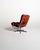 Swedish Swivel Armchair in Velvet and Steel, 1970s For Sale - Image 4 of 11