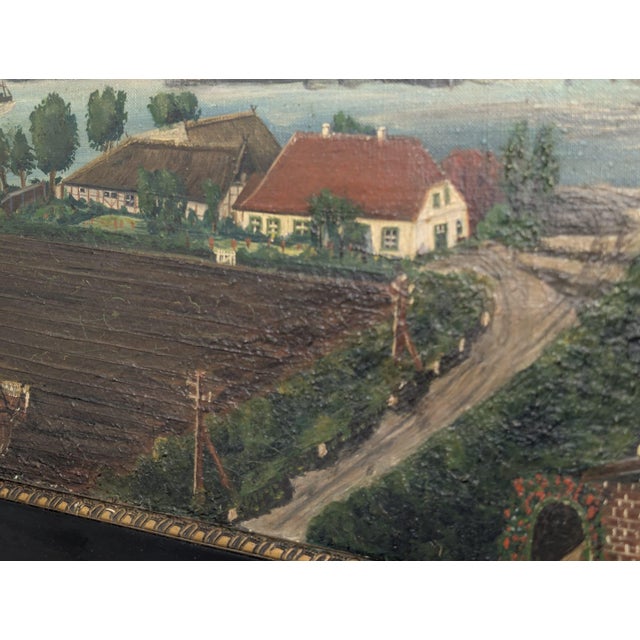 Landscape Composition, 1960s, Oil Painting on Canvas, Framed For Sale - Image 7 of 10