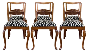 English Chippendale Chairs, Set of 6
