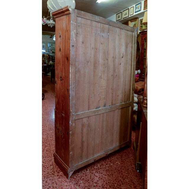 Rustic Cabinet in Fir Wood, Italy, 1800s For Sale - Image 11 of 18