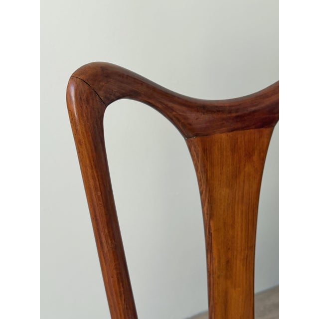 Italian Mid-Century Sculptural Dining Chairs, Circa 1950s - A Set of 6 For Sale - Image 10 of 12