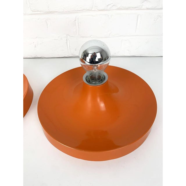 Mid-Century Space Age Wall Disc Light from Teka, Germany, 1960s, Set of 2 For Sale - Image 11 of 18
