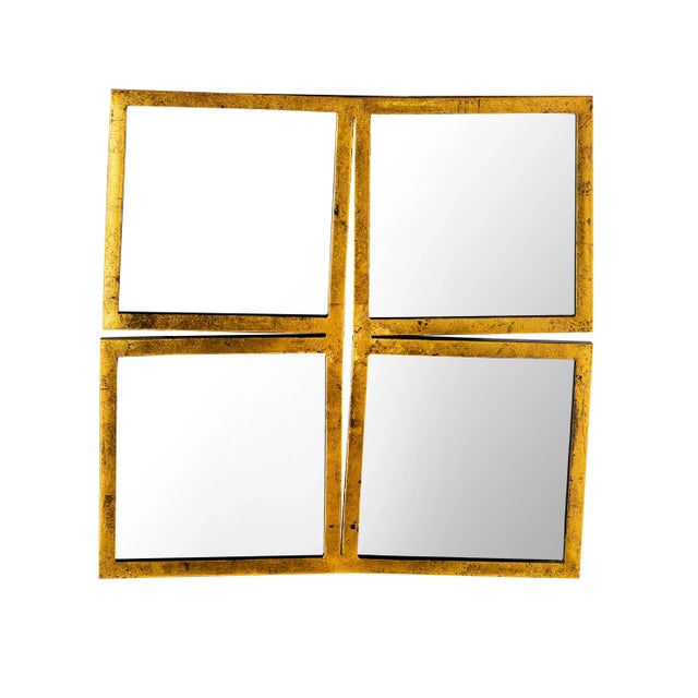 Metal Pasargad Home Nico Modern Wall Mirror For Sale - Image 7 of 7