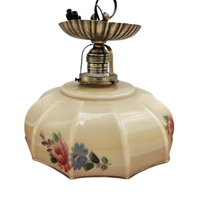 Vintage Art Deco Ceiling Lamp, 1920s For Sale