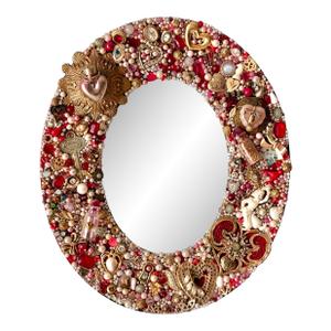 Victorian Style Jewelry Beaded Photo Frame