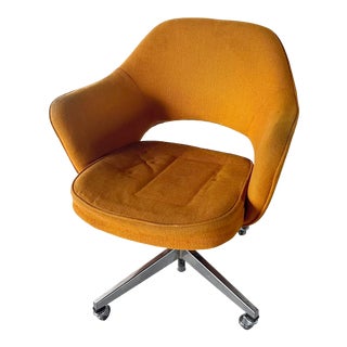 Mid-Century Rolling Office Chair by Saarinen for Knoll For Sale