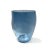 Supernova II Silver Smoke Blue M Vase by Simone Lueling for Eloa For Sale - Image 6 of 6
