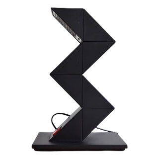 Zig Zack Table Lamp by Shui L. D. Chan, 1984 For Sale