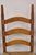 Antique Ladderback Primitive Rustic Oak Wood Rush Seat Dining Chairs - Set of 4 For Sale - Image 10 of 11