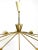 Gold Mid-Century Brass 12-Armed Chandelier with Opal Glass Shades, 1950s For Sale - Image 8 of 18