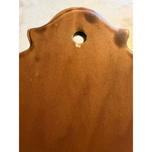 1920s Antique Roseville Florentine Large Wall Pocket - 12.5"h - ca.1924 For Sale - Image 5 of 8