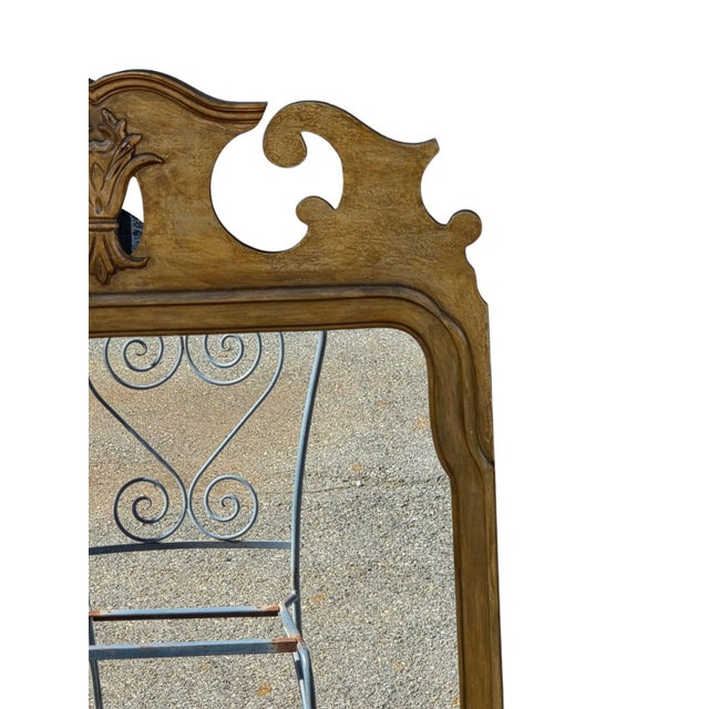1930 Hand Painted Chippindale Style Mirror. For Sale In Philadelphia - Image 6 of 16