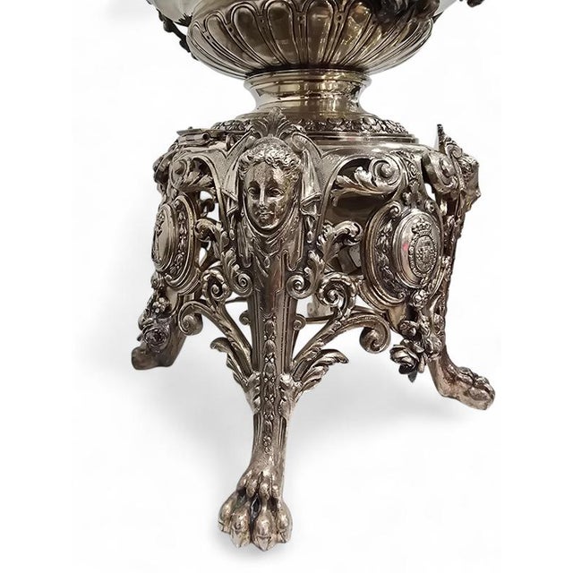 Spanish Royal Silver Tea and Coffee Set by Yanes, 1970, Set of 3 For Sale - Image 9 of 14