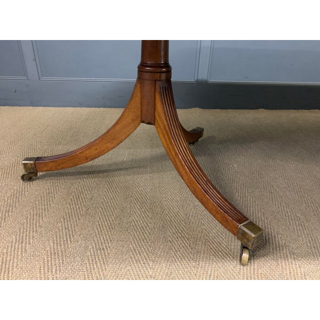 Large Twin Pillar Mahogany Dining Table, 1910 For Sale - Image 17 of 18