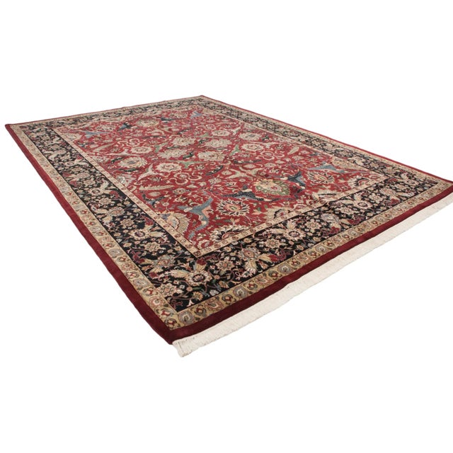 Vintage Agra Rug - 10' X 13'11" For Sale - Image 4 of 9