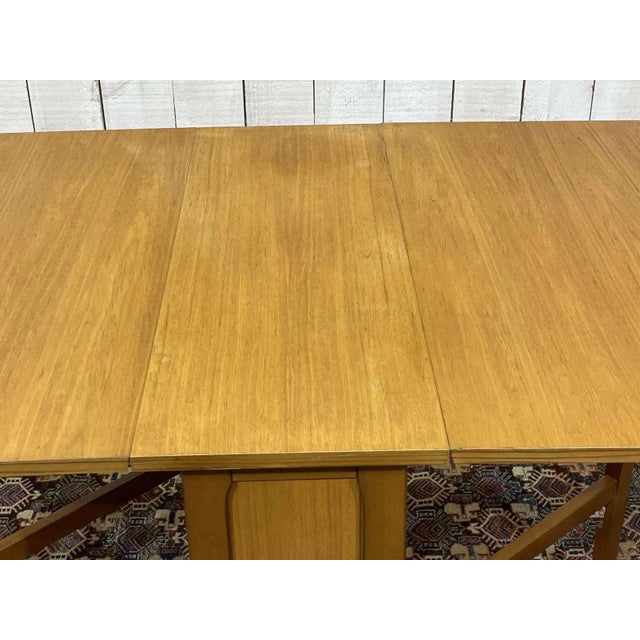 English Teak Folding Table, 1970s For Sale - Image 6 of 13