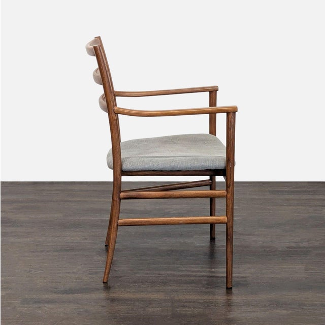 2010s Scandinavian Designs Dining Armchair With Upholstered Seat For Sale - Image 5 of 10