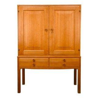 Swedish Oak Cabinet by Carl Malmsten for Carl Löfving & Söner Ab, 1970s For Sale