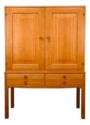Swedish Oak Cabinet by Carl Malmsten for Carl Löfving & Söner Ab, 1970s