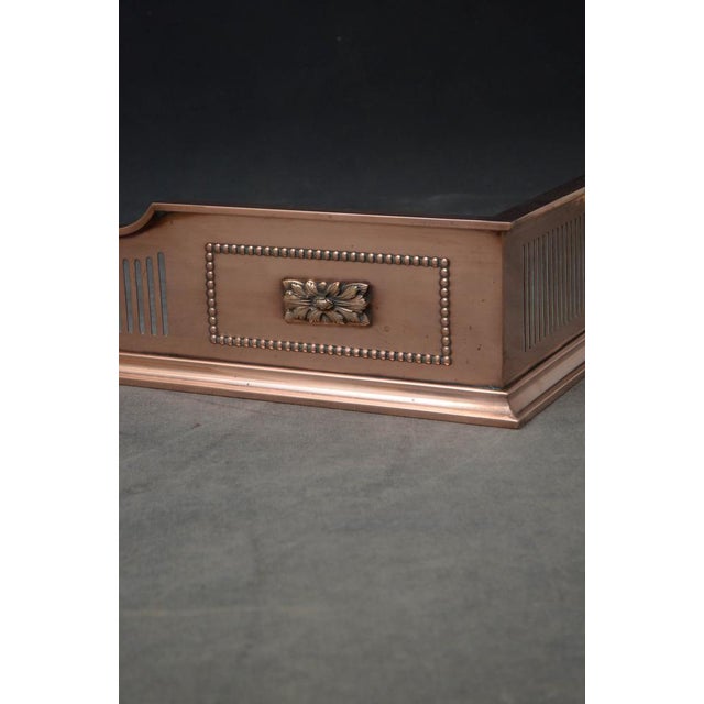 Antique Victorian Copper Fender For Sale - Image 6 of 11