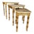 Vintage Faux Bamboo Monkey Nesting Tables – Set of Three For Sale - Image 4 of 9