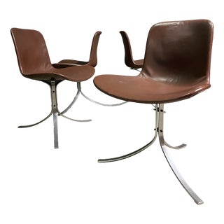 Vintage PK9 by Poul Kjærholm for E. Kold Christensen, 1960s, Set of 4 For Sale