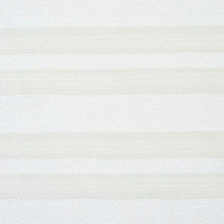 Schumacher Ohara Stripe Indoor & Outdoor Fabric in Ivory For Sale