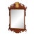 Colonial Williamsburg Chippendale Style Burl Walnut Wall Mirror For Sale