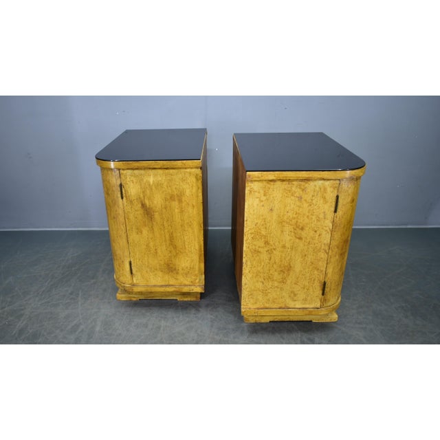 Vintage Art Deco Bedside Tables, Czechoslovakia, 1937s, Set of 2 For Sale - Image 17 of 18