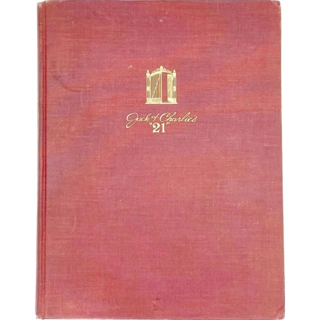 The 21 Club Nyc Restaurant Jack & Charlie's Iron Gate Book & Framed Letter For Sale - Image 12 of 12