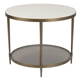 Barbara Barry for Baker Furniture Oberon Round Accent Table For Sale