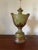 Large Bronze-Green Ceramic Lamp, 1950s For Sale - Image 4 of 18