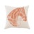 Contemporary Horse Head Mandarina Alpaca Pillow - Right-Facing For Sale - Image 3 of 3