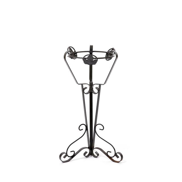 Vintage Flower Box in Wrought Iron, 1920s For Sale - Image 4 of 4