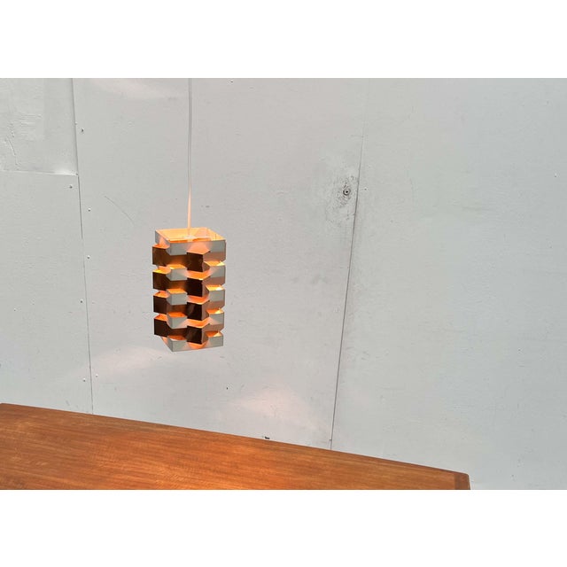 1960s Mid-Century Modern Dutch Star Light Pendant Lamp by J.J.M. Hoogervorst for Anvia, 1960s For Sale - Image 5 of 18